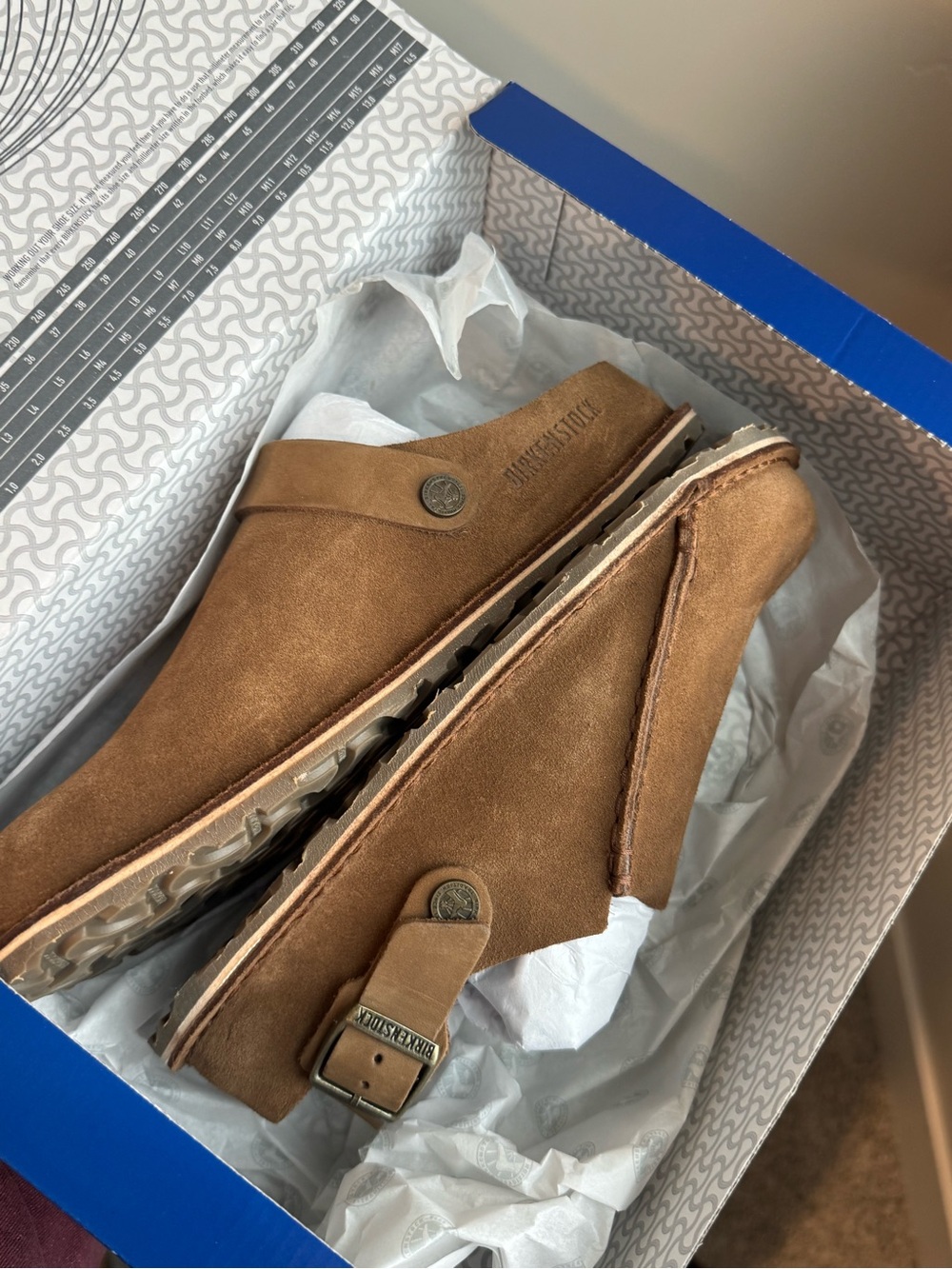 Birkenstock Women’s Brown Suede Slip-On Lutrey shoe